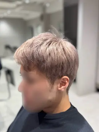 カラー メンズ 曲がる縮毛/カルマパ ーマ/池袋/横村大全のヘアスタイル