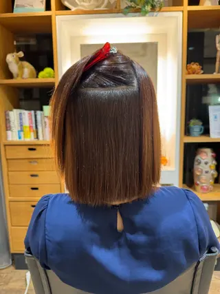 セミロング afloatkobe所属・美髪/髪質改善 川口凌弥のヘアスタイル