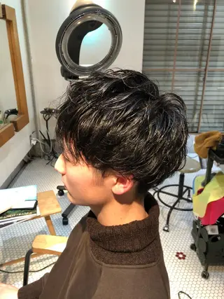 ショート パーマ すみとも るなのヘアスタイル