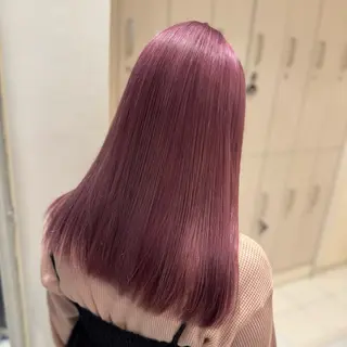 ロング ハイトーンカラー 髪質改善カラーノトのヘアスタイル