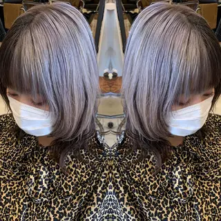 ミディアム カラー 伊藤 裕貴のヘアスタイル