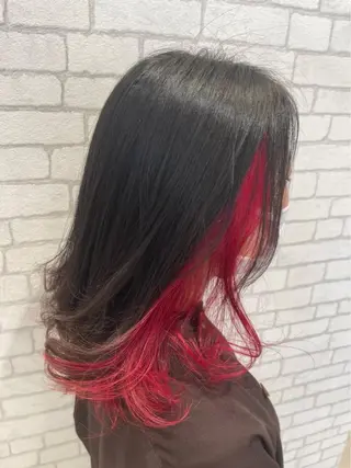 カラー 艶カラー 仲間純子🪼のヘアスタイル