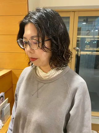 ミディアム 谷川 あかりのヘアスタイル