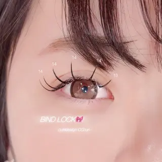 マツエク・マツパ CreBiA🎀 ayaのマツエク・マツパデザイン