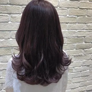 セミロング カラー 自宅での再現性👌 溝の口/中裕樹のヘアスタイル