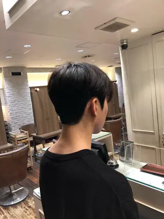 メンズ 韓国メンズヘア シンユウのヘアスタイル