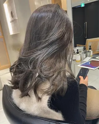 ロング カラー ラベンダー/レイヤー スタイル🤎mamiのヘアスタイル