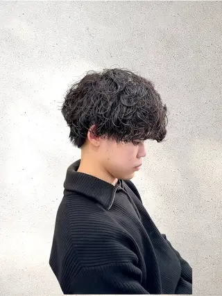 パーマ メンズ メンズパーマ/新宿/ サイカショウイチのヘアスタイル