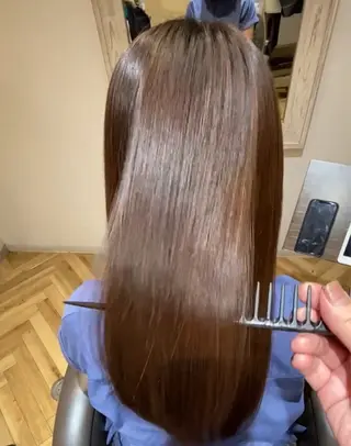 ロング 40代からの髪悩み 専門美髪アドバイザーのヘアスタイル