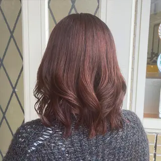 セミロング カラー 髪質改善のプロ✨りな さんのヘアスタイル