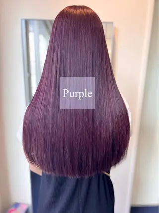 ロング カラー Hanna by W_SALONのヘアスタイル