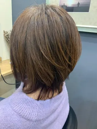 ショート 韓国ヘア/レイヤー 🇰🇷/艶髪/長橋のヘアスタイル