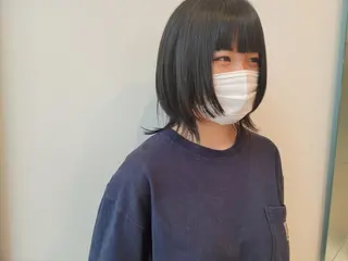ミディアム 鈴木 翠のヘアスタイル