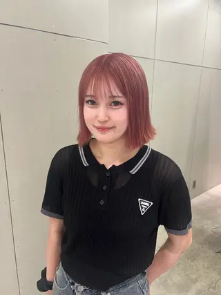 カラー GEM/ hinanaのヘアスタイル