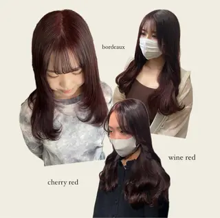 カラー 元平 未祐のヘアスタイル