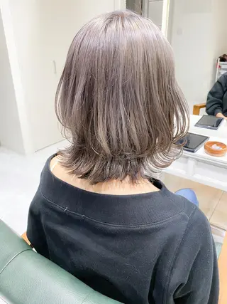 ショート カラー ヘアアレンジ モテ髪透明感❤️ デイズヘアカラーのヘアスタイル