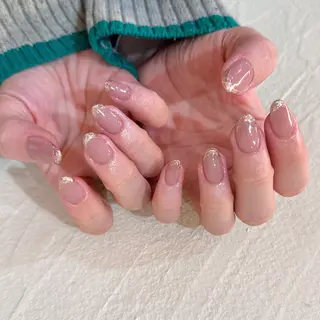 ネイル 𝕄𝕚𝕪𝕦🤍 自由が丘⌇パラジェルのネイルデザイン