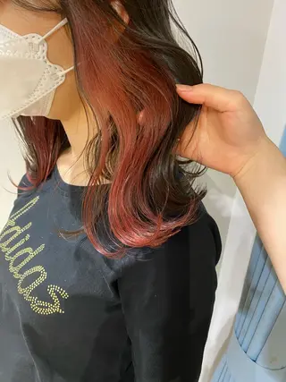 セミロング GO TODAY SHAiRE SALON 原宿Stella店所属・𓍯柔らかhair 𓍯 yukinoのヘアスタイル