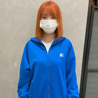 ミディアム カラー はちすか るかのヘアスタイル