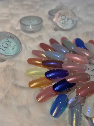 ネイル 🎀チーク/ちゅるん 🫧chisa🎀のネイルデザイン