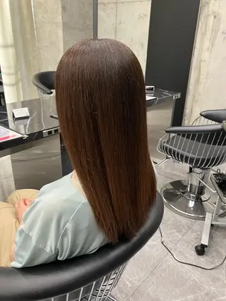 セミロング カラー 美髪艶髪カラー💎 溝の口/佐藤那都のヘアスタイル