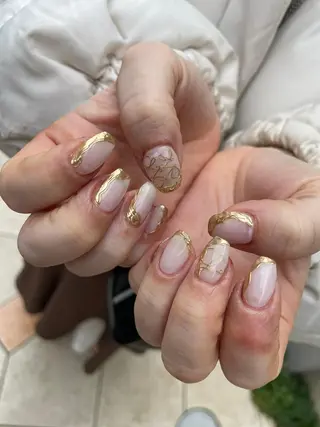 ロング カラー ヘアアレンジ キッズ ネイル マツエク・マツパ アイブロウ 福田 加奈のネイルデザイン