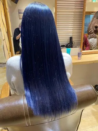 ロング カラー kawabe maikoのヘアスタイル