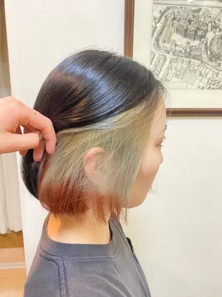 ショート Hair & Eyelash Riche所属・肥田 夕蘭のヘアスタイル
