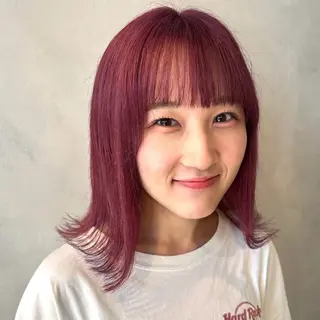 ショート カラー デザインカラー/パー マ🦖外岡咲希🦖のヘアスタイル