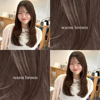ロング 韓国ヘア ‎🤍KANA🎀のヘアスタイル
