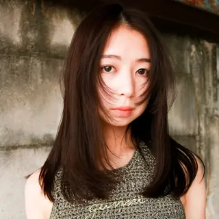 セミロング カラー myu 🐈‍⬛のヘアスタイル