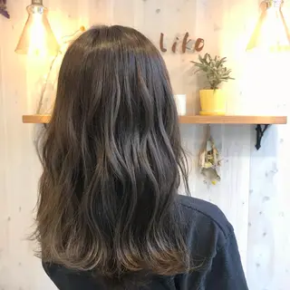 セミロング カラー 透明感カラー/ 寺田千雅子のヘアスタイル