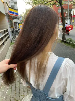 カラー ブリーチパーマ🌍 正木天のヘアスタイル