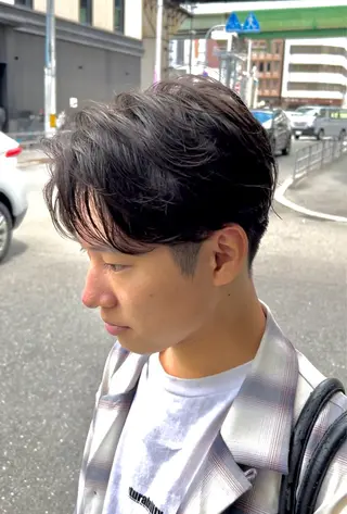 ミディアム メンズ Noisyle 西本町所属・阪田 集/メンズヘアのヘアスタイル