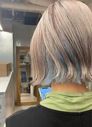 カラー Mio｜ぱつっとボブ ｜髪質改善ストレートのヘアスタイル