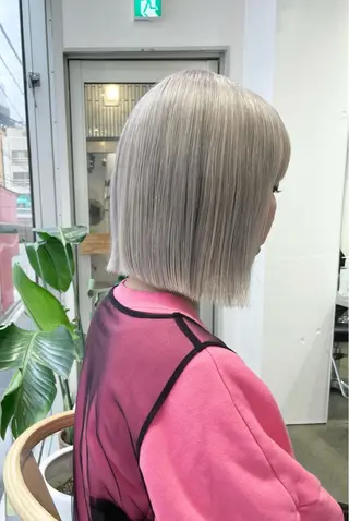 ショート カラー 圧倒的なケアブリーチ /髪質改善🩵松田のヘアスタイル