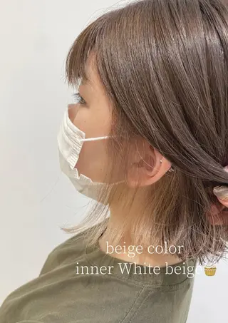 ショート カラー 韓国風愛されヘア 🇰🇷RITO🎀のヘアスタイル