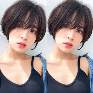 ショート カラー LucksiMie 銀座店所属・【韓国　レイヤー 髪質改善✨】かずのヘアスタイル