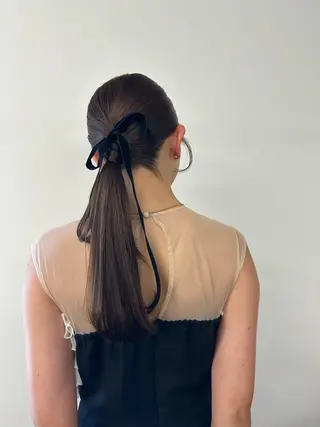 ロング カラー ヘアアレンジ キッズ オトナヘア🌿 harukaのヘアスタイル
