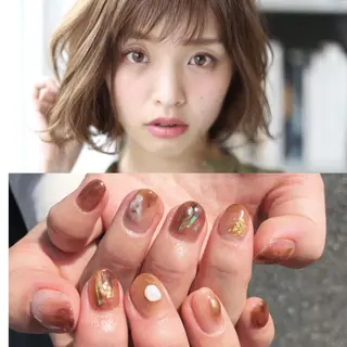 ショート カラー ネイル EARTH nanaのネイルデザイン