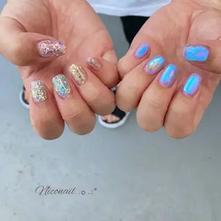 ショート ネイル Niconail ☆ 仙川/ Aiのネイルデザイン