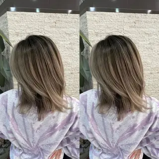 セミロング Y Uのヘアスタイル