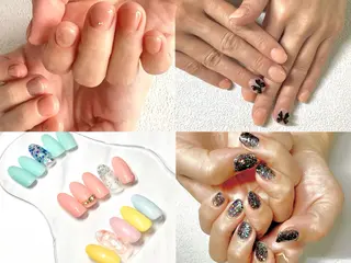 ネイル 勝どきホワイトニング titti 旭花菜のネイルデザイン