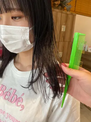 セミロング カラー パーマ指名No1 /namiのヘアスタイル