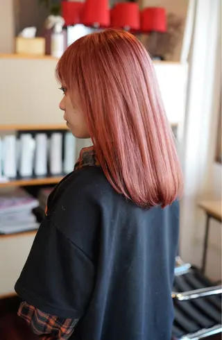 セミロング カラー 千葉 慎也のヘアスタイル