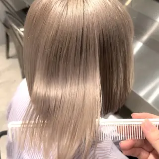 ショート カラー ハイトーン･髪質改善 MIOKAのヘアスタイル