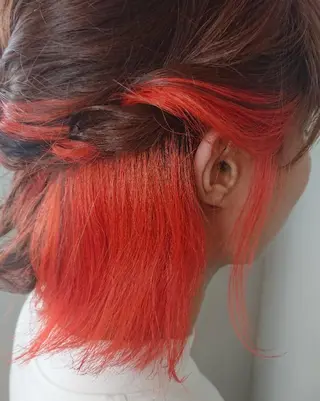 ミディアム カラー 田邉 俊和のヘアスタイル