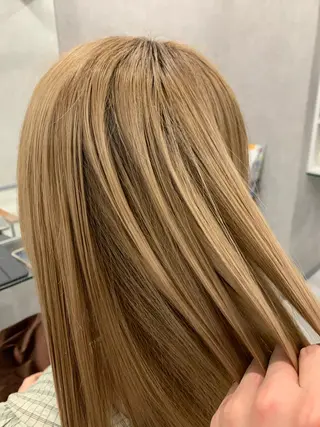 ロング カラー 🌈艶髪　矯正 川崎　海🌈のヘアスタイル