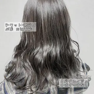 セミロング カラー パーマ 🫧代表/新宿駅近/ 限定価格🫧田辺貴裕のヘアスタイル