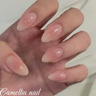 ネイル Camellia デザイン長さだしのネイルデザイン